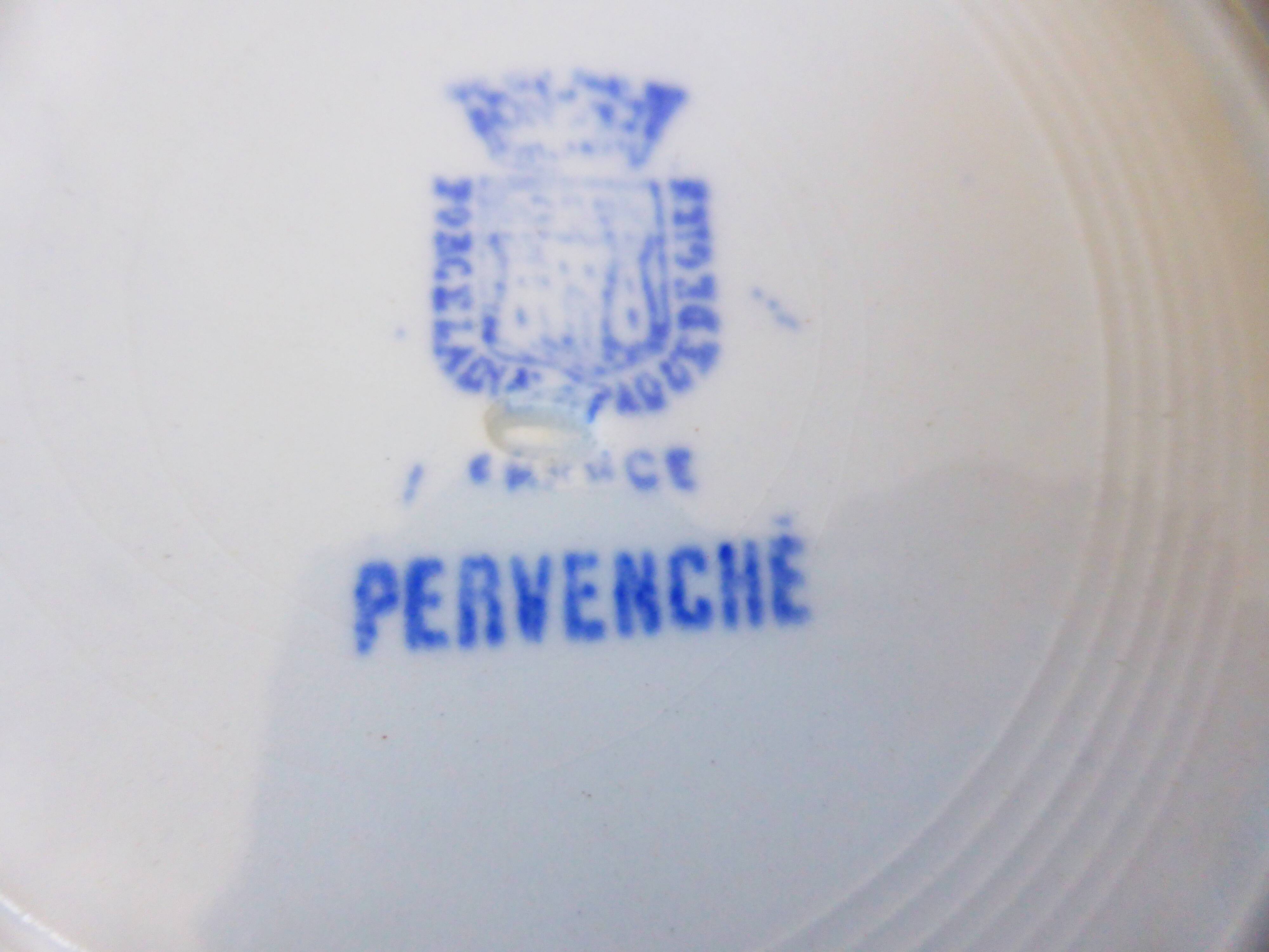 6 assiettes à dessert de Gien modèle Pervenche 2106184