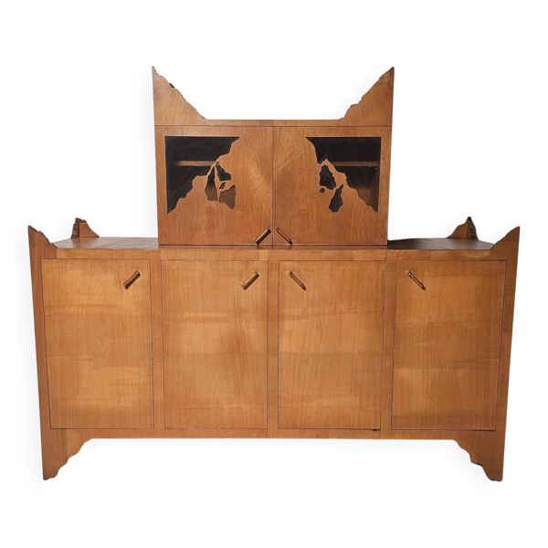 Buffet Breccia am designs par Ugo La Pietra, Italie, années 1980