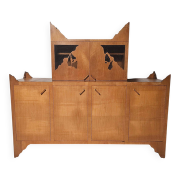 Buffet Breccia am designs par Ugo La Pietra, Italie, années 1980