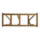 Curved wooden wall coat rack from the 70s-80s.