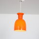 Pair of orange hanging lamps by Raak, the Netherlands, 1970