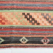 6x7 Handknotted Wool Kilim Rug, 169x211Cm