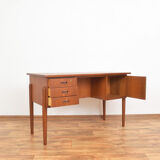 Mid-Century Danish Teak Desk, 1960s.