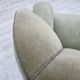 1970s, Danish relax armchair, light green furniture velour