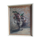 Old painting depicting a bouquet of flowers