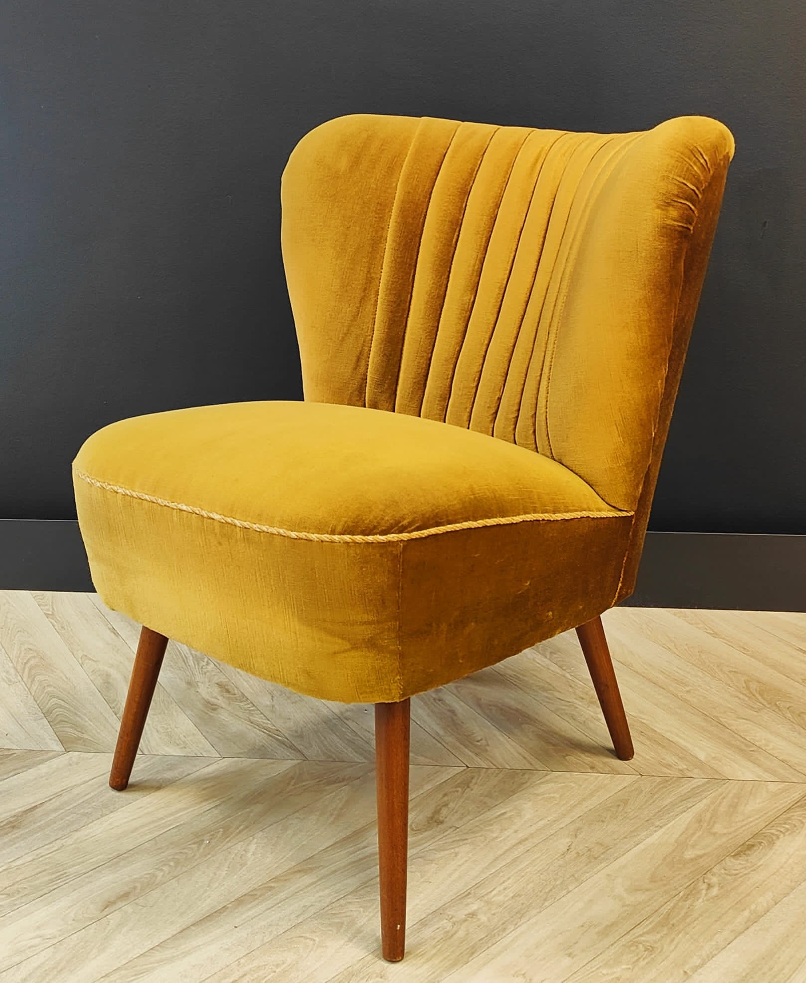 Mid century cocktail chair vintage