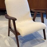 Scandinavian Teak Armchair designed by Louis Van Teeffelen circa 1960