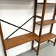 XXL Modernist Library in Solid Pine – 1950s Design – L164 cm