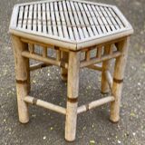 1960s bamboo coffee table
