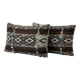 Set of 2 vintage kilim cushion covers 36x51 cm