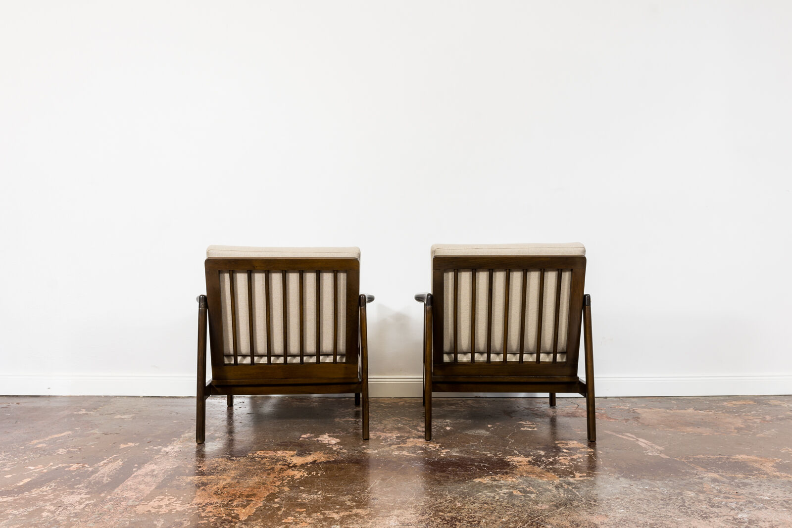 Pair of mid-century B7522 lounge chairs by Zenon Bączyk 1960's