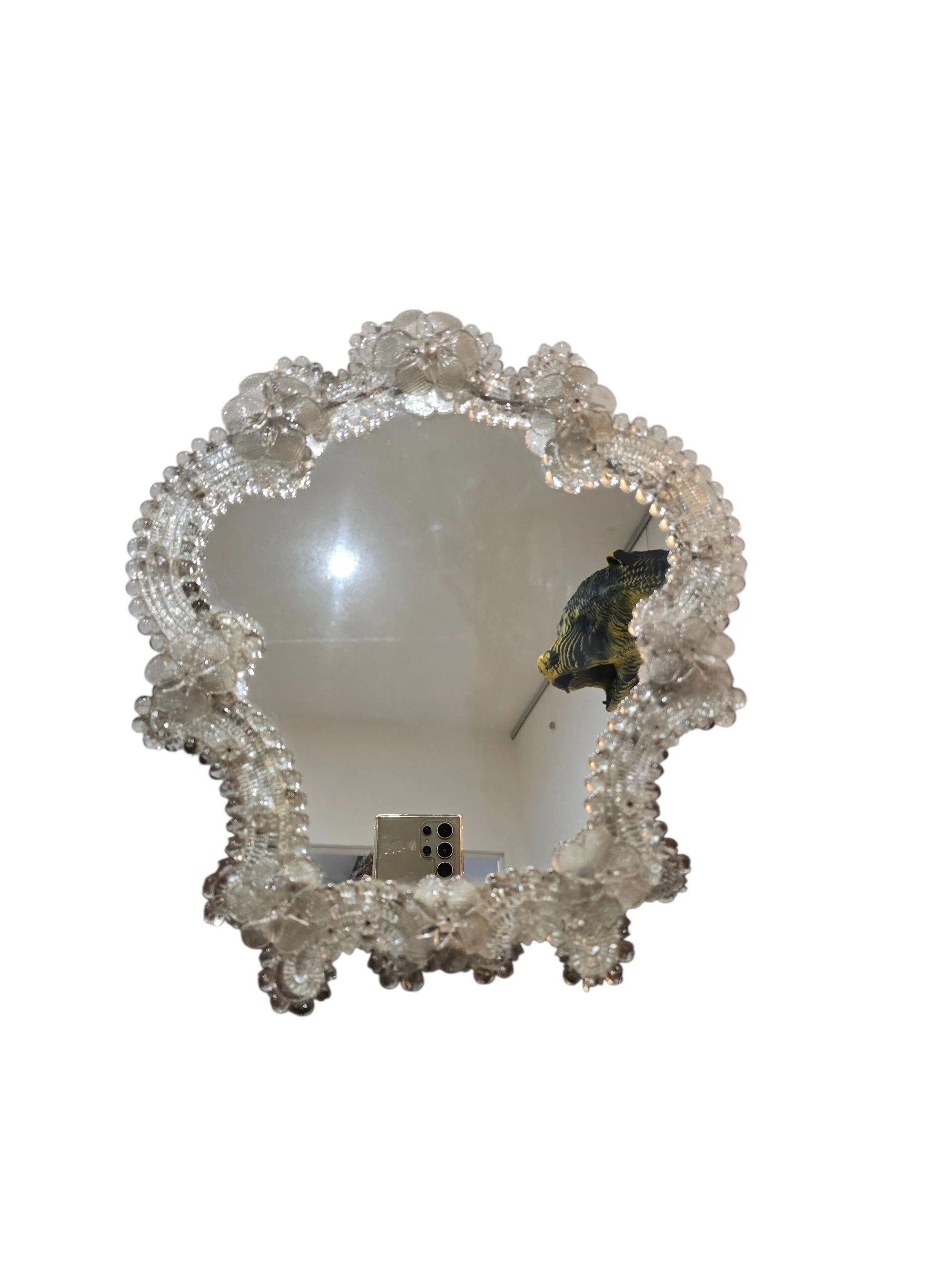 Venetian glass mirror – 35 x 30 cm