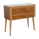Commode vintage scandinave en teck et chene 1960