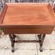 Traveling mahogany dressing table, working woman, Victorian charm - 19th century.