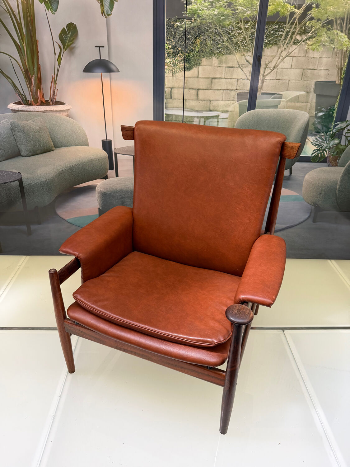 Armchair model Bwana designed by Finn Juhl.