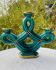 Triple ceramic candlestick Art Deco