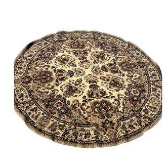 Circular oriental rug