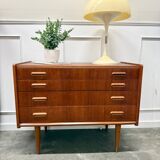 Scandinavian teak chest of drawers