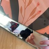 Vintage beveled mirror frame