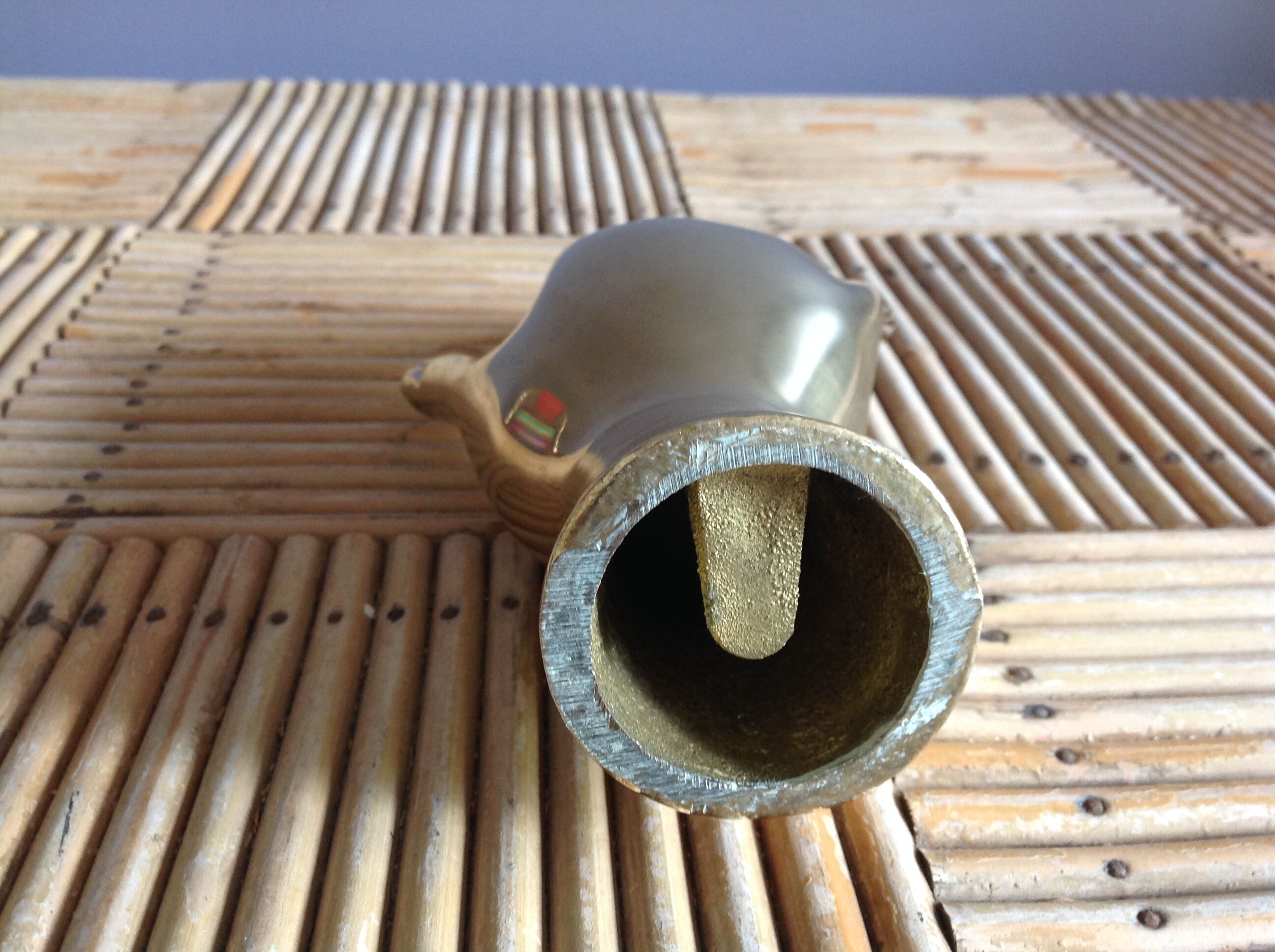 Vintage brass hand