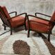Pair of vintage armchairs year 1950