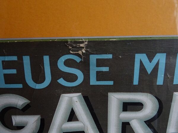 Affiche originale  ''Ecremeuses  Grain Cambrai  1910