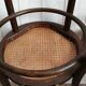 Curved wood bistro chairs