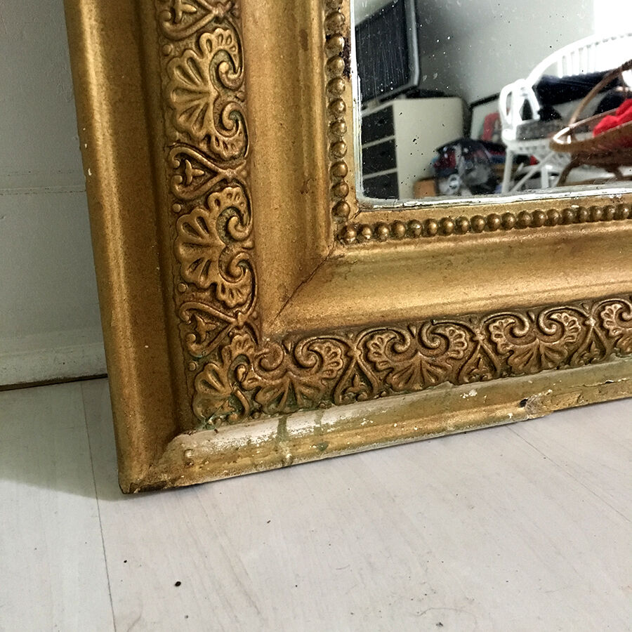 Louis XVI style mirror nineteenth 105x77cm