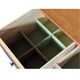 Bureau vintage 1960s avec 2 tiroirs – design ondulé élégant