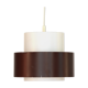 Pendant light "Cylindus" by Uno and Östen Kristiansson for Luxus. Sweden 1970s