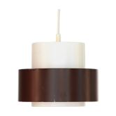 Pendant light "Cylindus" by Uno and Östen Kristiansson for Luxus. Sweden 1970s