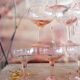 Champagne glasses x9