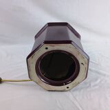 Vintage Black Ceramic Table Lamp Retro Chic