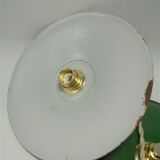 Trio of enamelled sheet metal suspensions