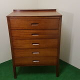 Teak chest of drawer