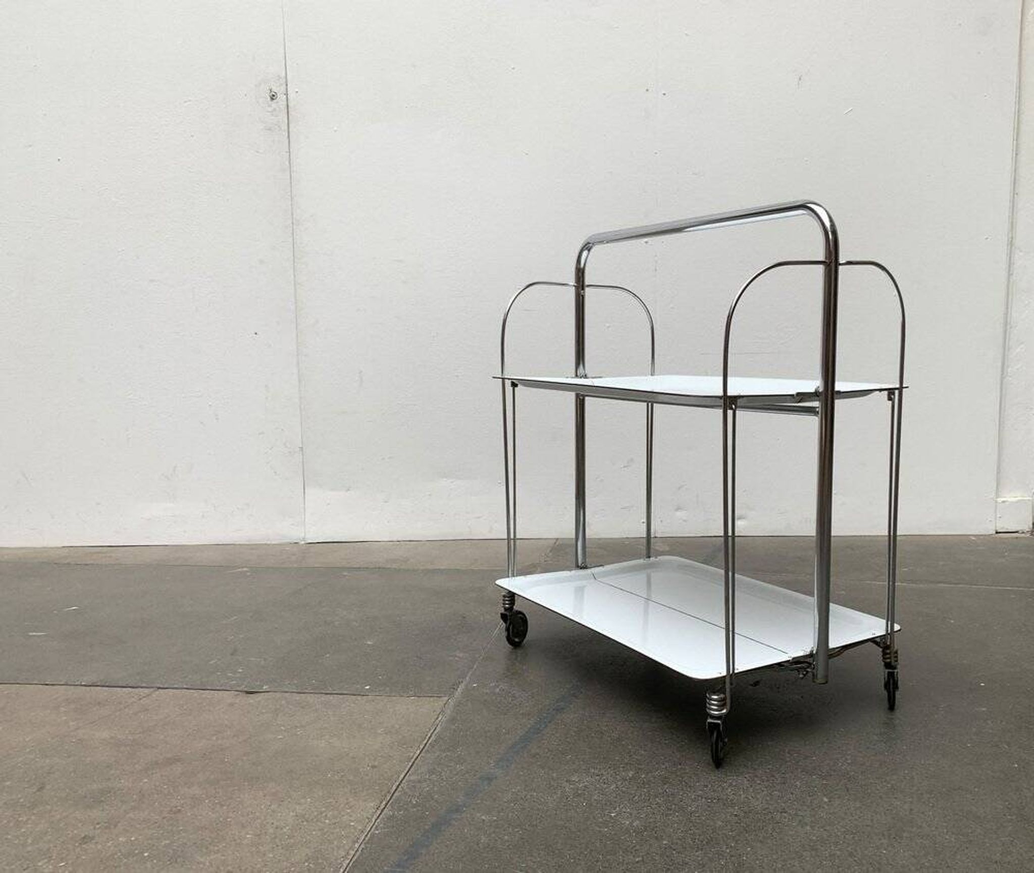 Vintage Folding Service Trolley by Raquer, 1970s