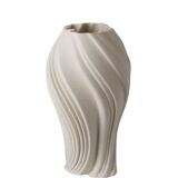 Nordic White Swirl Ceramic Vase, Abstract Decorative Home Decor