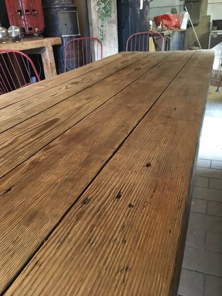 Old campaign table in the early 20th century