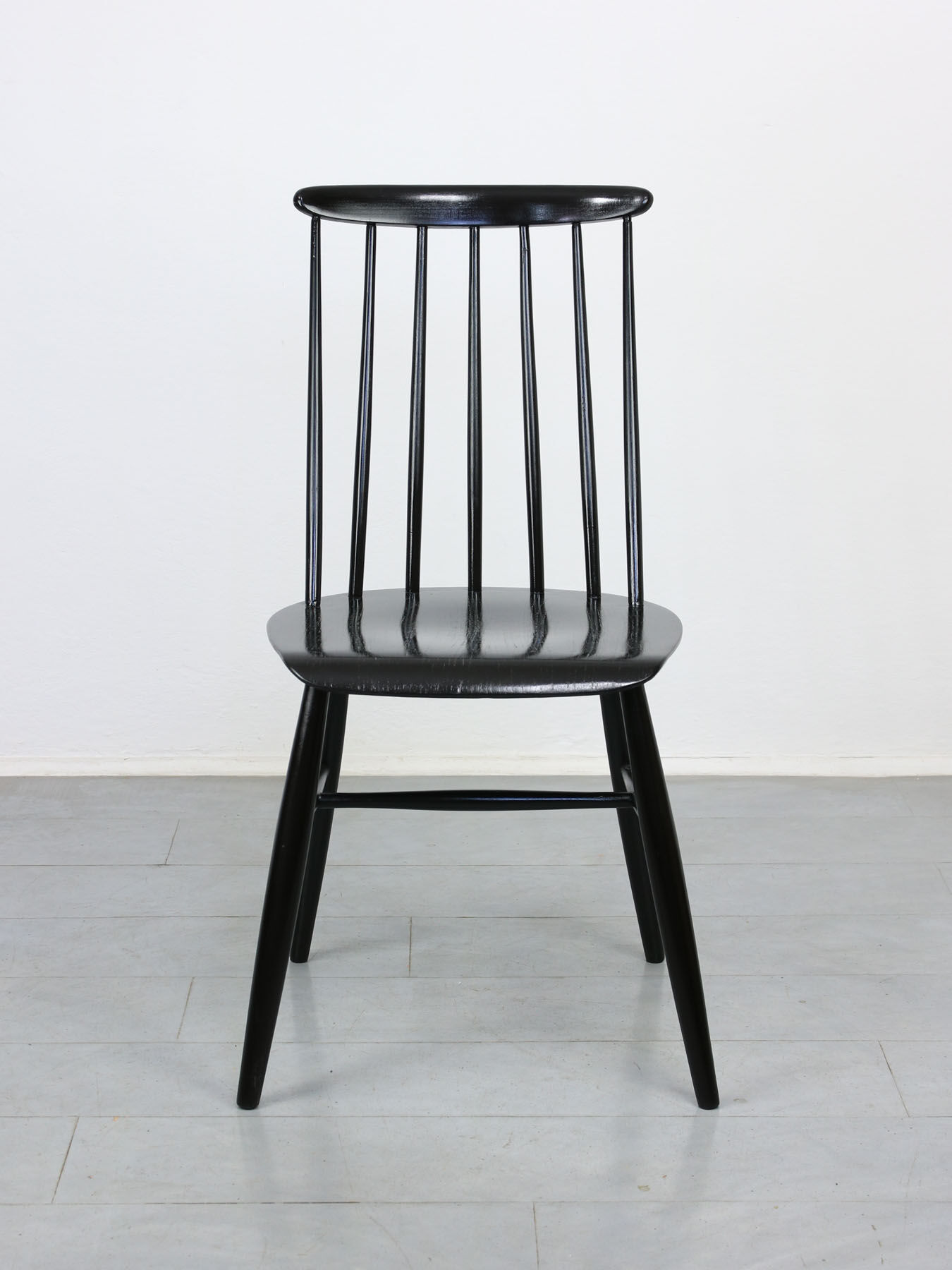 Pair of Black Fanet chair by Ilmari Tapiovaara, 1960s