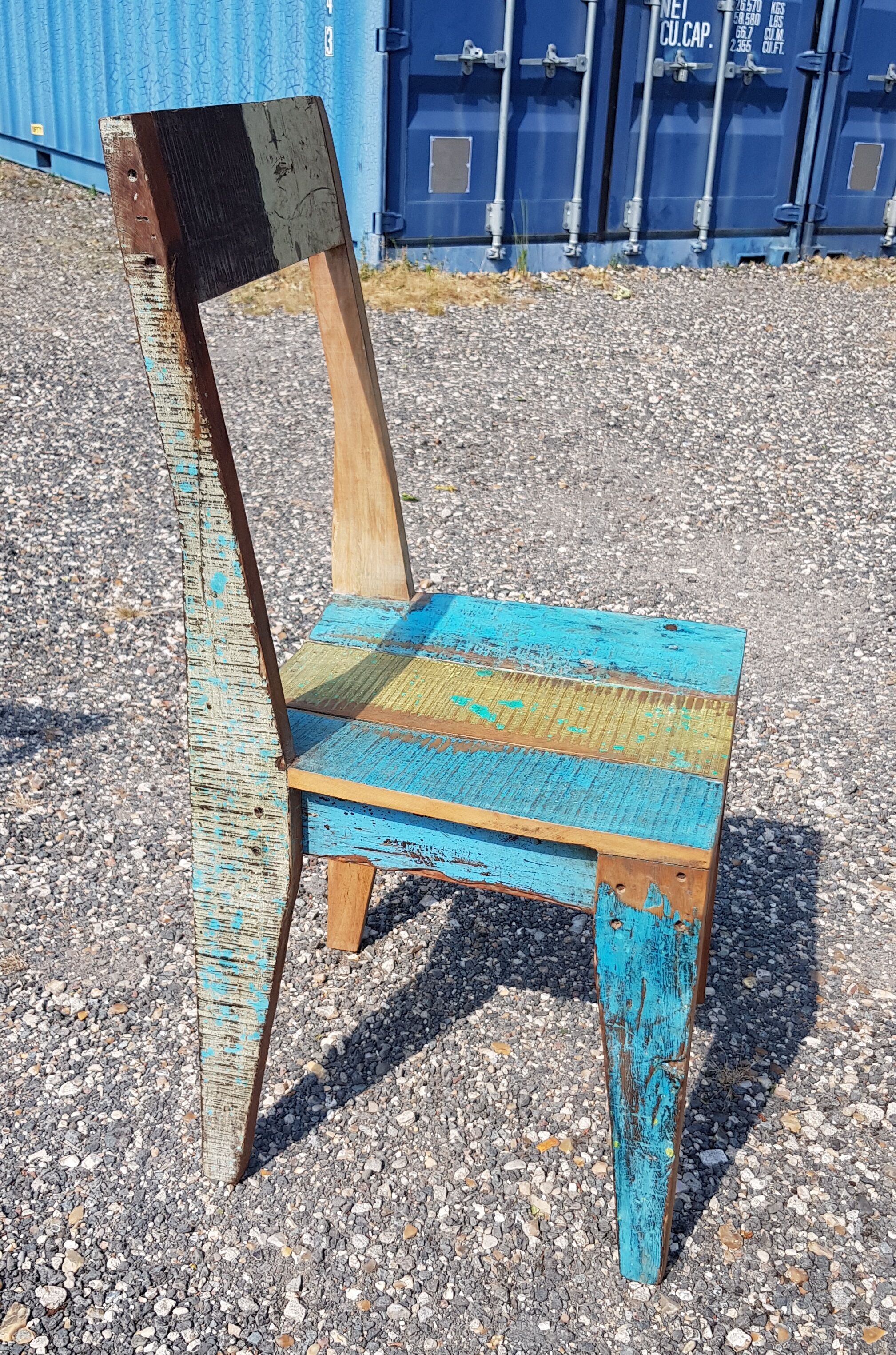 Teak table with 6 chairs