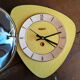 Vintage clock, "Yellow Bayard" wall clock