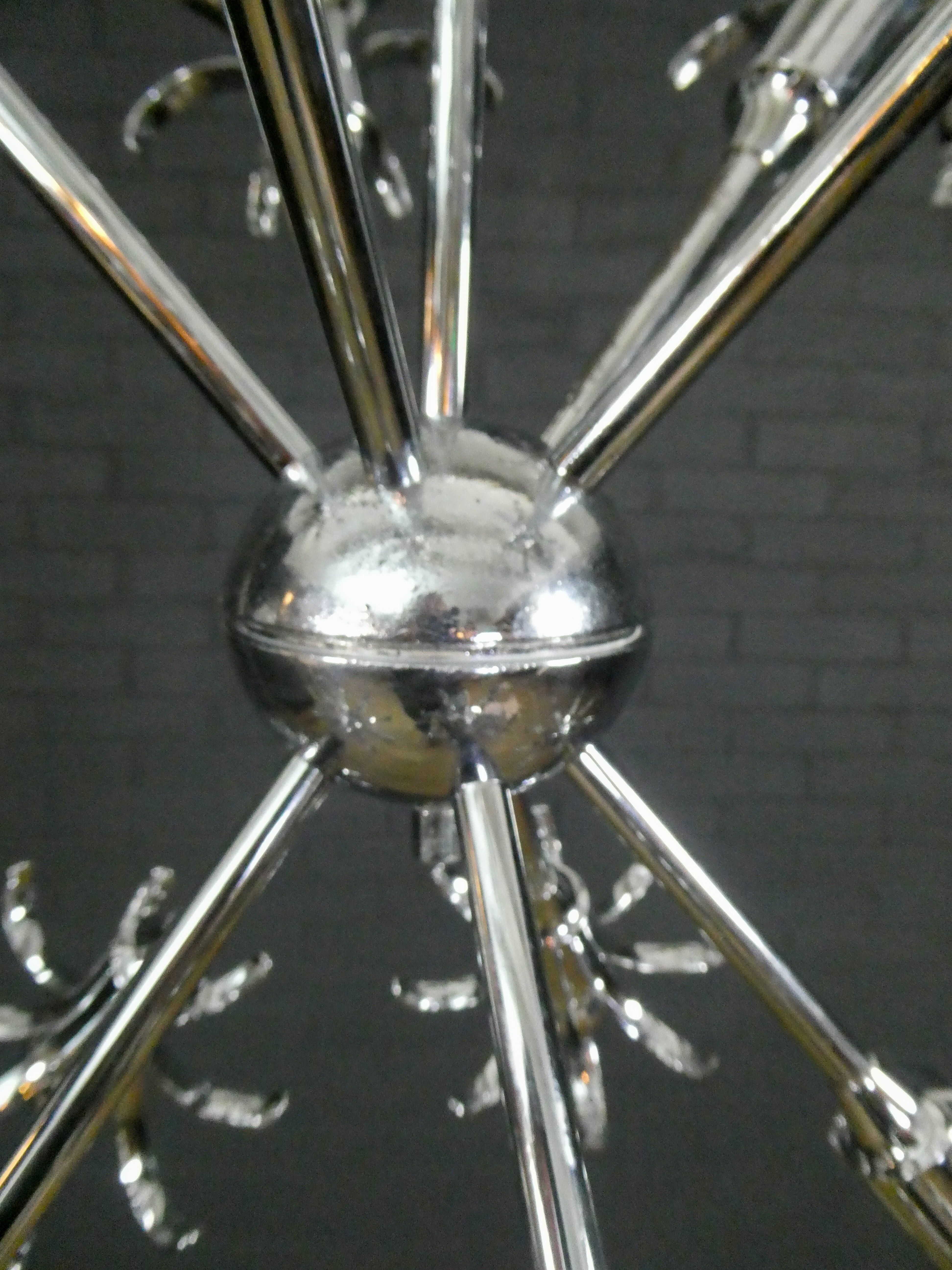 Modern hanging lamp 'Sputnik flowers'