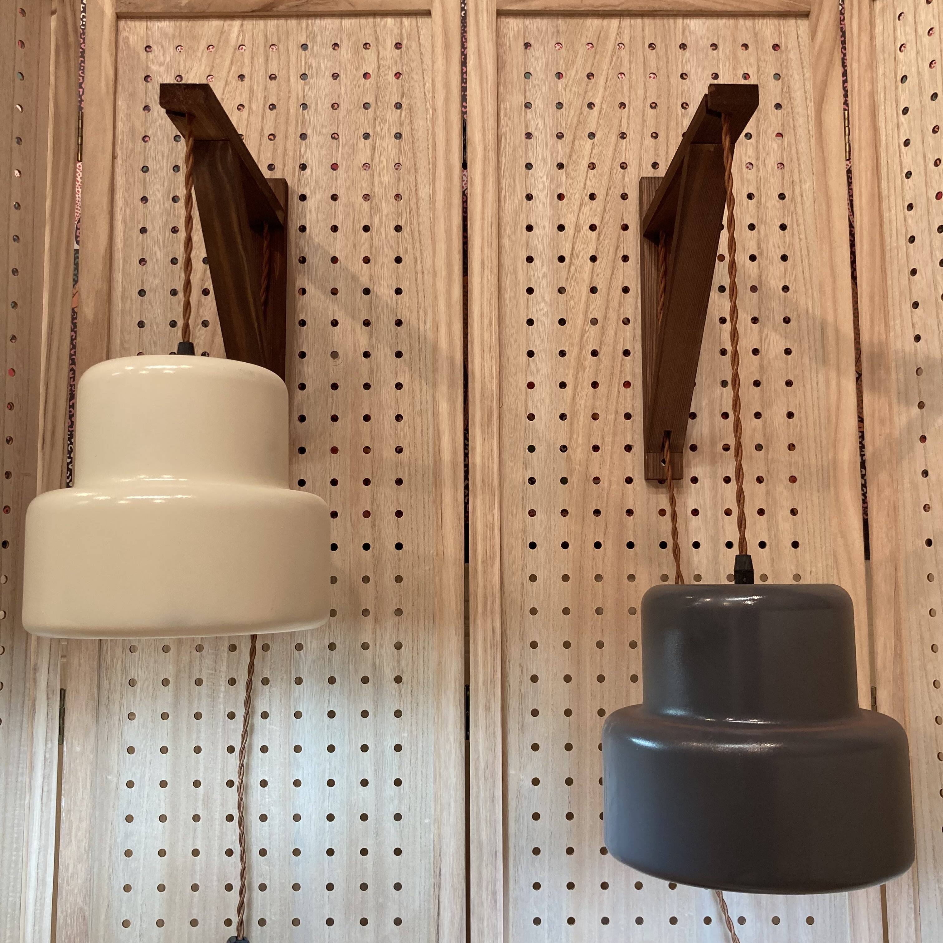 PAIR OF MODULAR WALL LIGHTS "JO HAMMERBORG" 1950.