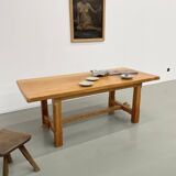 2m solid elm farmhouse table