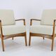 1970s Pair of Restored Armchairs by Drevotvar, Czechoslovakia