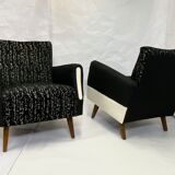 Paire de fauteuils années 1960