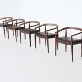 Nanna Ditzel model 113 armchairs Poul Kold Savvaerk Denmark 1955