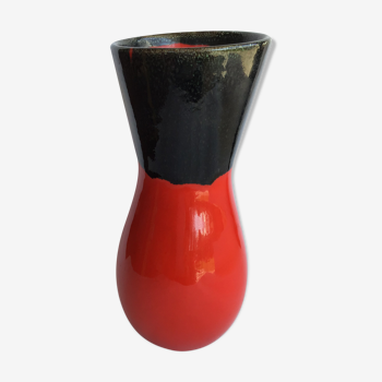 Graphic asymmetrical vintage vase