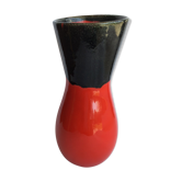Graphic asymmetrical vintage vase