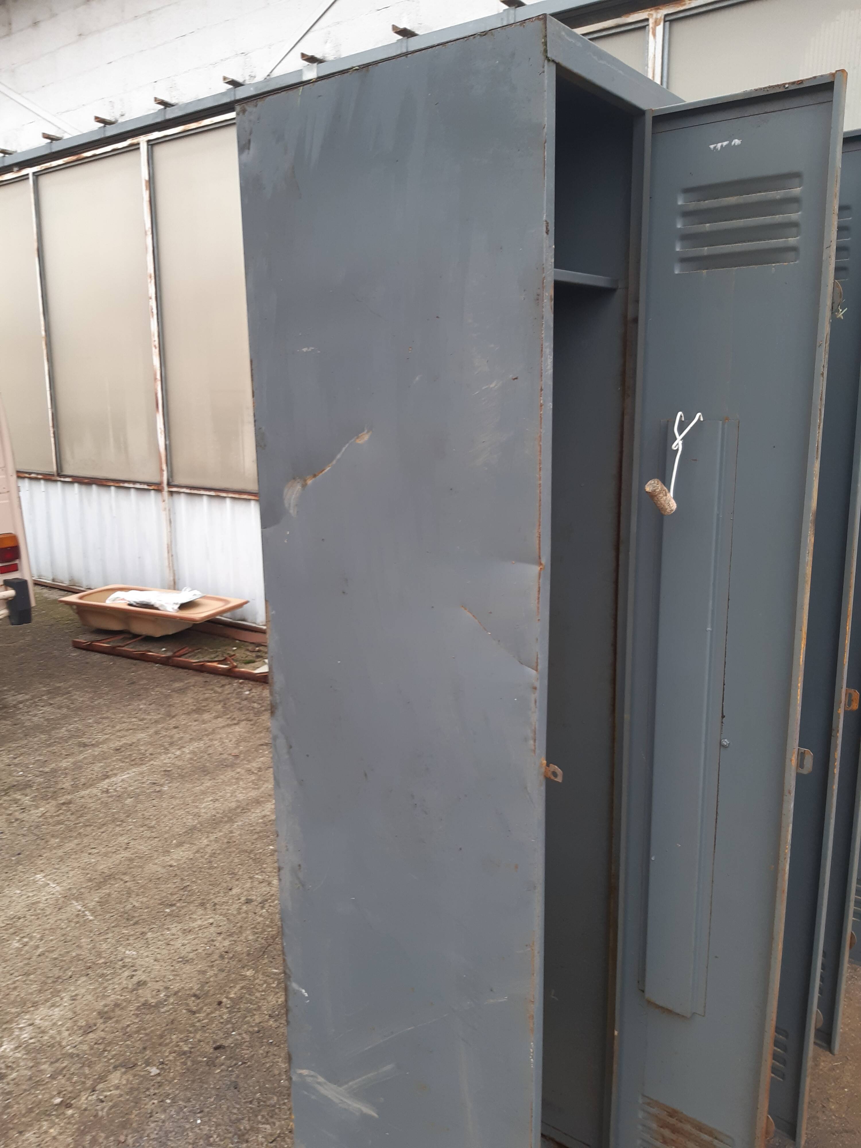 4-door metal wardrobe